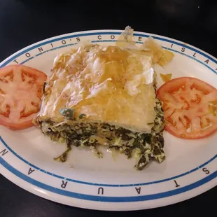 Homemade Spinach Pie App.