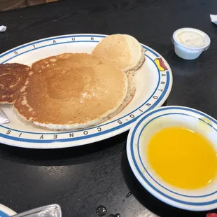 Just 1 pancake.. Mickey Mouse it is!