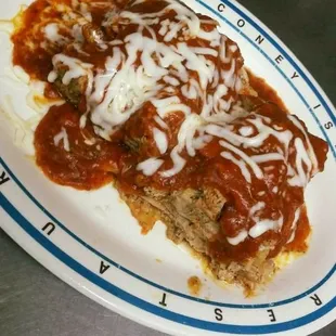 Homemade Lasagna $6.50