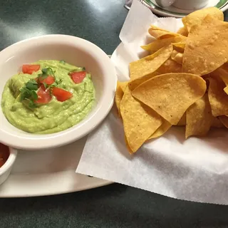Chips and guacamole