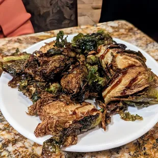 I loved these amazing Brussels sprouts.