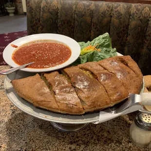 Mama-Size Chicken &amp; Cheese Calzone. Outstanding!