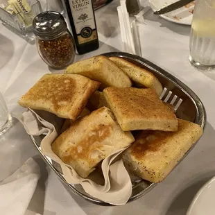 Warm table bread