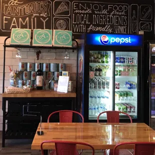 Really nice decoration touches &amp; there's silverware or extras if you need anything to top off your food.