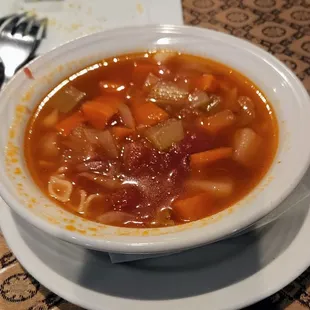 Minestrone soup