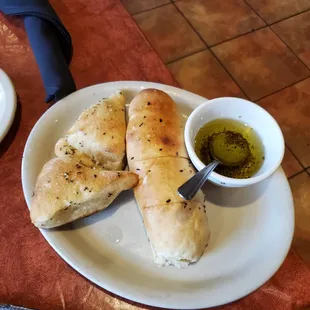 Warm, buttery Italian bread fresh from the oven.