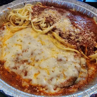 Eggplant Parmesan Pasta