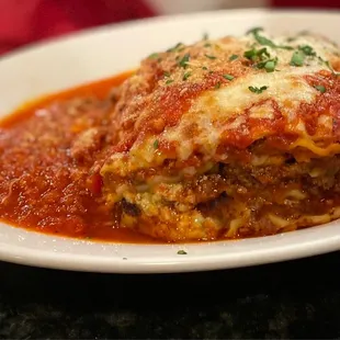 Lasagna with Meat Sauce