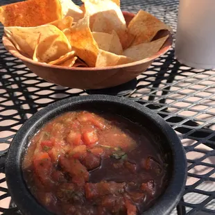 Side of Chips &amp; Yummy Salsa