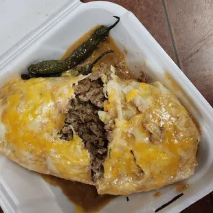 Asada Wet Burrito