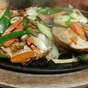 Pechuga with veggies