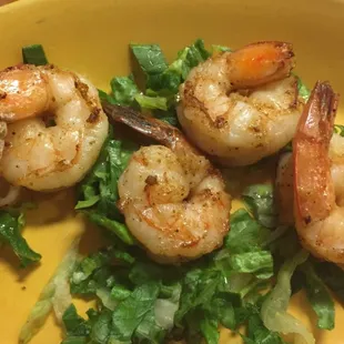 These little shrimp are very tasty, but a four piece side of grilled shrimp is $6. Seems a little pricey to me.