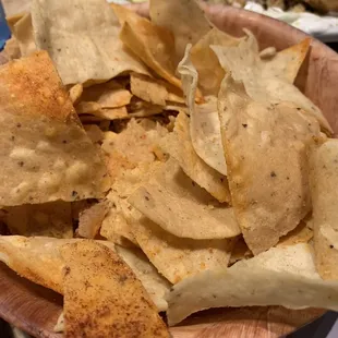 Plain Wrap Stale  &quot;Doritos&quot; served in a bowl at Antonio&apos;s! Yuck!
