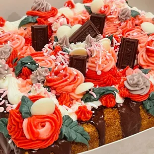 Deep Dish Cookie Cake available on special order.