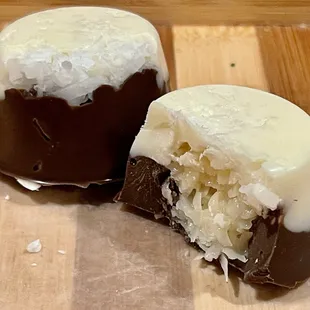 Coconut Creams covered in rich chocolate!