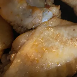 Uncooked chicken no sauce