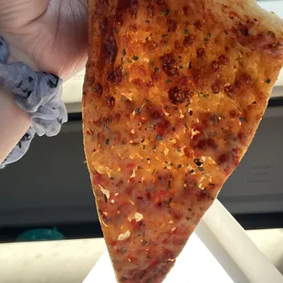 a slice of pizza