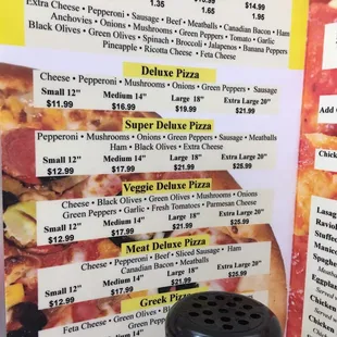 ramen and noodles, menu