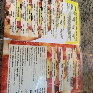 Menu...we'll see how it tastes in a bit.