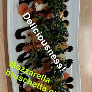 a plate of food on a table