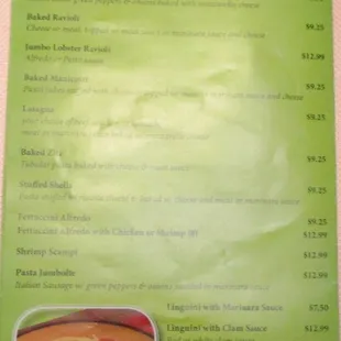 Antonio's Pizza: Menu panel 5