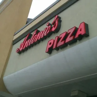 the front of the restaurant