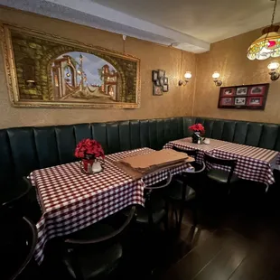 the dining area