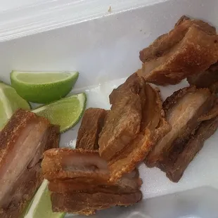 The fried pork was made perfectly