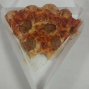 a slice of pizza