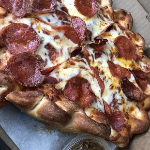 Gooey and yummy!  Burnt my mouth but so worth it.