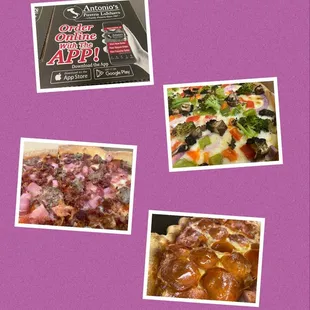Antonios Pizza Lo Schiavo- Strongsville- We had the Capriciosa (meat supreme); Pepperoni and The Veggi!