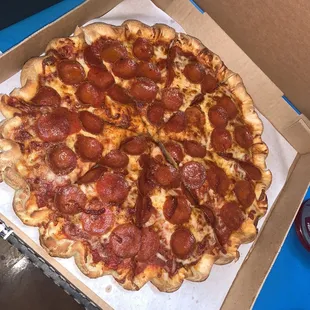 pepperoni pizza for the WIN
