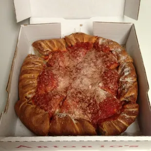 a pizza in a box