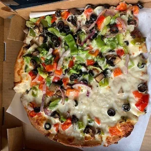 a pizza in a box