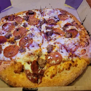 12" pizza made to order.