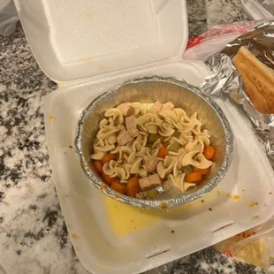 No sauce soup!  Agh!...