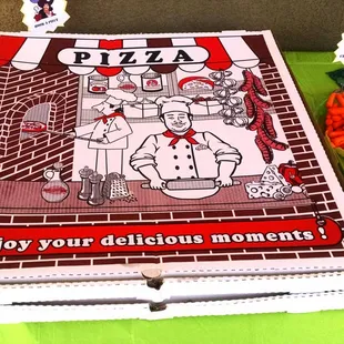 And several 28-Inch Pizzas Will Assure They Are All Well Fed...