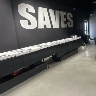 All the pizzas ready to go decent and tasty