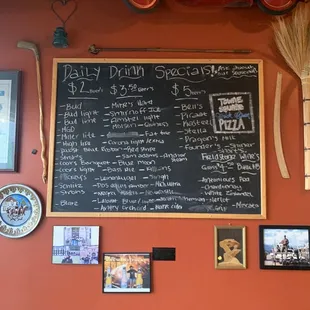 the menu