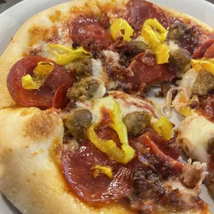 pizza, food