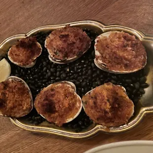 Baked clams