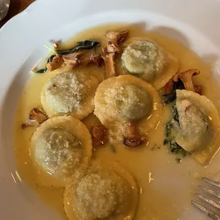 Steak and Spinach Ravioli