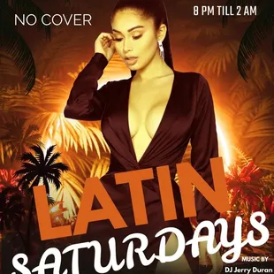 latin saturdays flyer