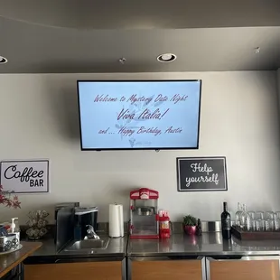 Welcome sign - *little touches!