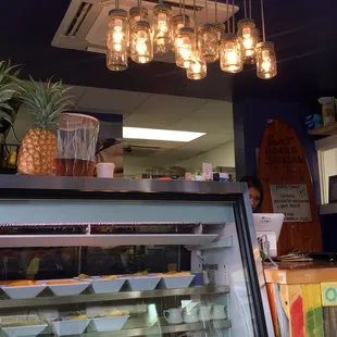 Inside the restaurant