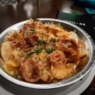 a bowl of food on a plate