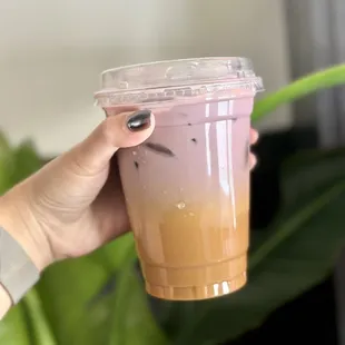 Vietnamese Iced Coffee with Ube