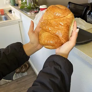 Ham &amp; Cheese Croissant ... HUGE !