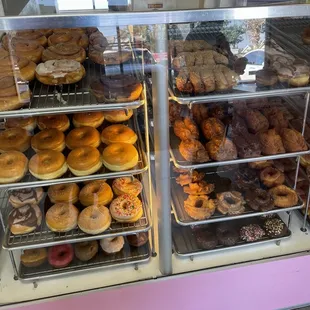 a variety of donuts