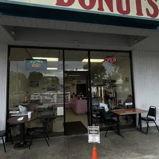 the front of the store